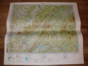 Authentic Soviet Army Cold War Military Topographic Map Matamoros, Mexico, USA - Picture 1 of 1