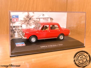 SIMCA 1118 (USA) RED 1:43 1969 MINT!!! - Picture 1 of 1