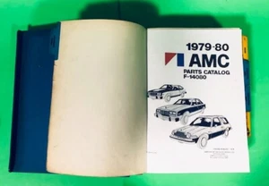 1979- 1980 AMC Illustrated Parts Catalog Concord Pacer AMX Spirit Eagle - Picture 1 of 6
