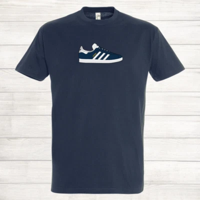 adidas Gazelle Spurs Tottenham Hotspur Trainer T Shirt COYS Football T Shirt - Image 1 of 4