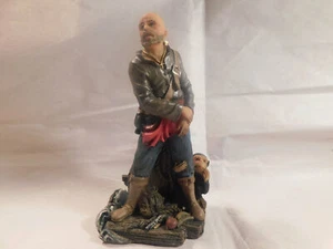Pirate with Sword & Money Figurine Statue Vintage - Picture 1 of 5