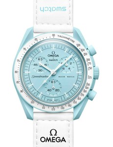 Omega X Swatch Bioceramic MoonSwatch - Mission to Uranus (Tiffany Blue)