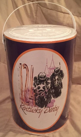 Kentucky Derby Cooler and Stool EXCELLENT Cover