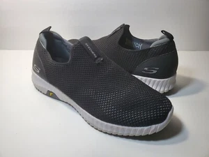 Skechers 232211 Men's Elite Flex Slip On Blk/Wht - Size 10.5 - Picture 1 of 8