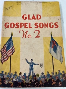 Glad Gospels Songs No. 2 Songbook  1950s? Harry W. Vom Bruch, Charles Fuller - Picture 1 of 7