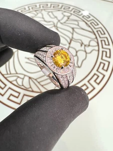ICE COLD DRIP 925 Sterling Silver Iced Out Ring - Hip Hop Jewellery - Picture 1 of 16