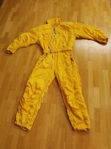 Jetset ski overall vintage kult gelb skianzug 80er 90er Einteiler S 4 Retro 36 - Bild 1 von 24