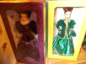2  1996 Barbies  HALLMARK Special Edition  Holiday Traditions -Yuletide Romance  - Picture 1 of 11