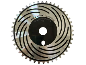 SKYWAY Turbo Disc Front Sprocket Black 44T - Picture 1 of 3