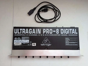 Behringer ADA8000 Ultragain PRO-8 Digital 8-Channel A/D-D/A Converter - Picture 1 of 7