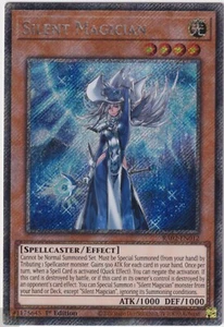 RA02-EN012 Silent Magician Platinum Secret Rare YuGiOh Card 1st Edition Mint - Picture 1 of 1