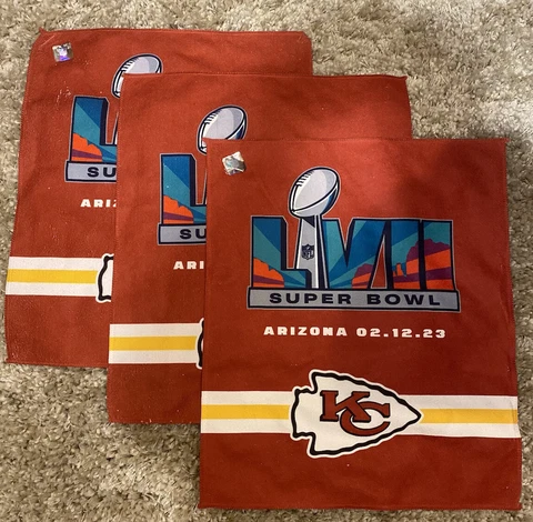 NEW! Kansas City Chiefs Super Bowl LVII 57 Rally Towel State Farm Stadium SGA Cover