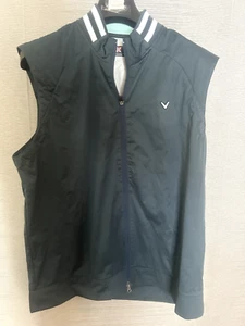 MENS XXL GOLF DARK GREEN CALLAWAY FULL ZIP SLEEVELESS GILET / JACKET / VEST - Picture 1 of 5