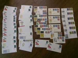 41 FDC FIRST DAY COVER HIGH VALUE COLLECTION 1969 - 1983 STAMPS - Picture 1 of 9