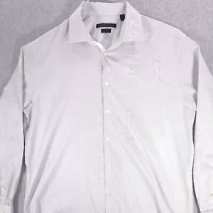 Camicia elegante uomo John Varvatos leggera micro righe elasticizzata bottoni 16,5x35/35 - Foto 1 di 18