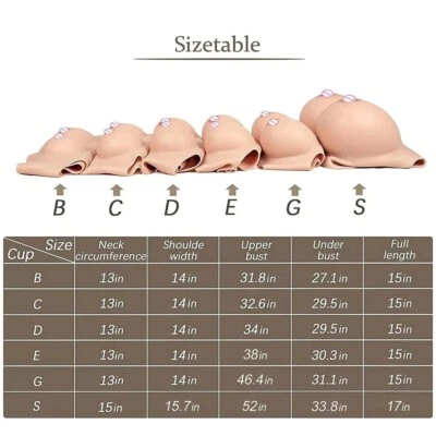 Formas de peito de silicone pratos de peito copo B-S seios falsos travesti drag queen - Imagem 1 de 4