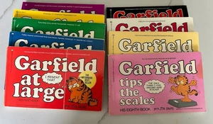 GARFIELD Comic Book Lot of 9 Jim Davis  Vintage Paperbacks 1970s VGUC - Picture 1 of 24