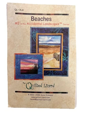 Beaches The Quilted Lizard Quilt Pattern #2 Accidental Landscapes - Image 1 of 3