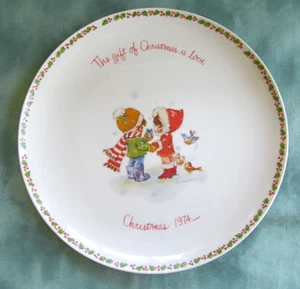 Gigi Gedenkteller "Weihnachten ist Liebe" 1974 - Bild 1 von 3