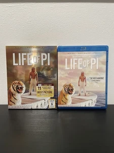 Life Of Pi Blu-Ray DVD Combo Movie w/ Gold Holographic Slipcover 2012 - Picture 1 of 4