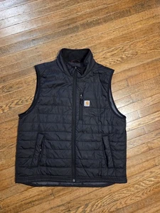 Carhartt Men's Black Quilted Vest Size XL - Picture 1 of 6