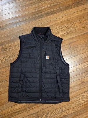 Carhartt Men's Black Quilted Vest Size XL - Image 1 of 4