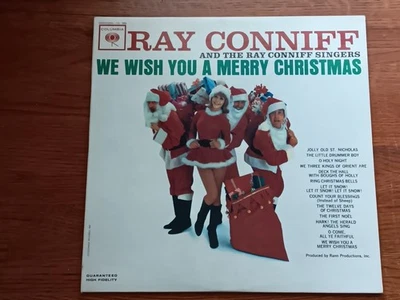 RAY CONIFF 1962 WE WISH U A MERY XMAS- MONAURAL-CL 1892 Vinyl near MINT c pics - Image 1 of 4