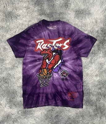 Футболка мужская Mitchell & Ness M фиолетовая галстук краситель NBA Toronto Raptors графический принт - Изображение 1 из 4
