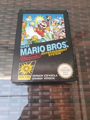SUPER MARIO BROS NINTENDO NES SM-Esp Completo Pal B Complete Spanish Versión. - Imagen 1 de 4