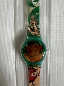 Orologio digitale vintage Disney Re Leone flip top olografico Simba nuovo - Foto 1 di 6