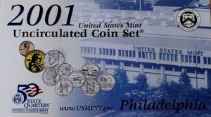 2001 P & D UNITES STATES MINT UNCIRCULATED COIN SET - Picture 1 of 14
