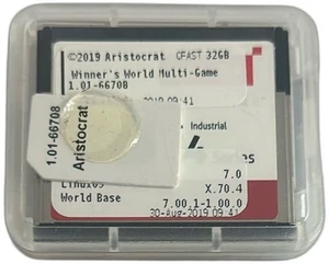 Juego de tarjetas de software multijuego Aristocrat CFast 32 GB 2019 juego industrial - Imagen 1 de 5