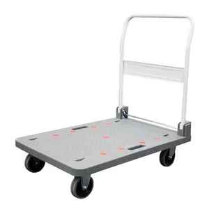 Grey Folding 900x610mm Platform Trolley (PFR025) - Picture 1 of 4
