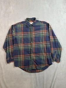 LEVI’S Hombres Camisa Mediana a Cuadros Abotonada Manga Larga Franela Doble Bolsillo en el Pecho - Imagen 1 de 4