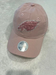 Sombrero Philadelphia EAGLES Rosa Bling: Cristales SWAROVSKI Joyados a Mano 475+ - Imagen 1 de 6