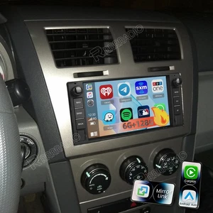 7" Car Stereo Radio 128GB For Jeep Wrangler Chrysler Dodge Ram GPS Navi Carplay - Picture 1 of 24
