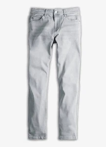 NEU Mugsy Johnnys klassische gerade Jeans in hellgrau für Herren 34x30 - Bild 1 von 4