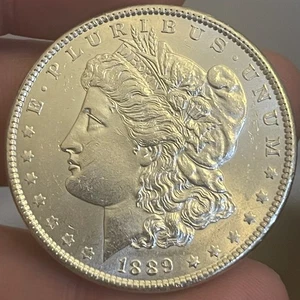 BU BEAUTY! 1889 P Morgan Silver Dollar ~ UNCIRCULATED ~ MS ~ ESTATE FIND - Picture 1 of 2