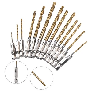 HSS Drilling Bit Drill Bit Set High Speed Steel Plastic Bag 1.5-6.5mm - Picture 1 of 24