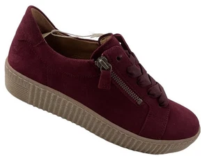 Gabor  Damen Sneaker low 73.334.35  Samtchevreau bordeaux - Bild 1 von 4