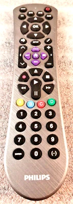 Philips Universal Remote - Brushed Electric Silver - SRP2014H/27 - Image 1 of 4