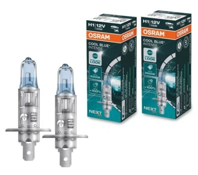 2x OSRAM H1 12V 55W COOL BLUE INTENSE NEXT GENERATION HALOGENLAMPE GLÜHLAMPE - Bild 1 von 4
