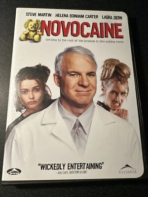 Novocaine (DVD, 2001) Canadian Import R1 Steve Martin, Helena Bonham Carter - Image 1 of 2