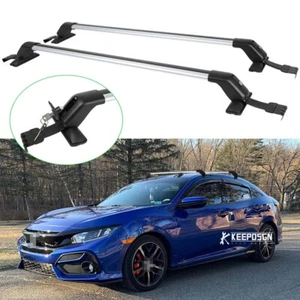 Car Toproof Rack Cross Bars 42" Luggage Cargo Carrier For Honda Civic 2006-2024 - Picture 1 of 12