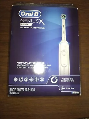 Oral-B Genius X Limited, Electric Toothbrush with Artificial Intelligence, White - Image 1 of 4