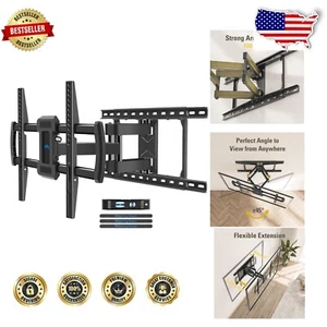 UL Listed Full Motion TV Wall Mount for 42-84 Inch Screens, Max VESA 600x400mm - Picture 1 of 10