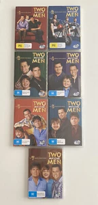 Two And A Half Men - Season 1 - 7 (26 Disc DVD Set) Region 4 Comedy TV Series - Picture 1 of 2