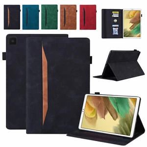 Fr Samsung Galaxy Tab A9 Plus / S9 Ultra / S9 FE / S8 Flip Leather Wallet Case - Picture 1 of 30