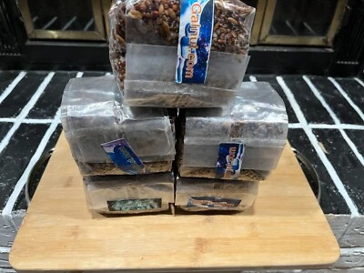 Paquete Premium de 5 bolsas de desove de setas de 1 lb | Grano esterilizado + puerto de inyección Foto 1 de 3