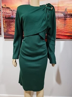Cynthia Howie Vintage Green Women's Size 14 RARE Dress #C - Image 1 of 4